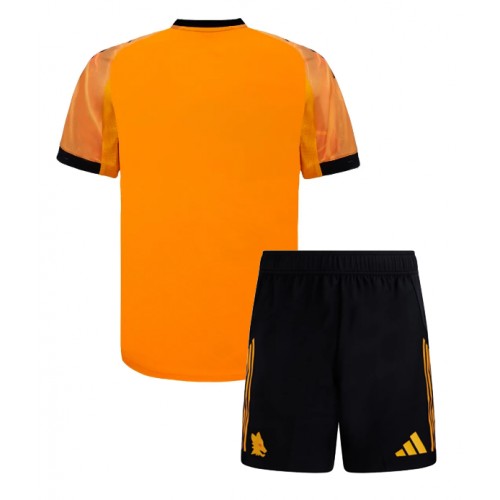 AS Roma Replica Away Stadium Kit for Kids 2025-26 Short Sleeve (+ pants)